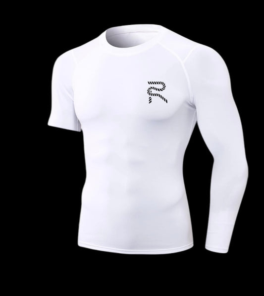 Roper Brand "Right Side" Compression Shirt - White